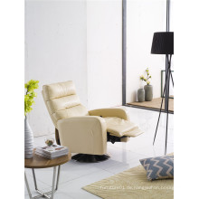 Echtes Leder Chaise Leder Sofa Elektrisch Verstellbares Sofa (736)